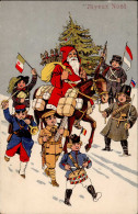 WK I Kriegsweihnachten Schweiz Weihnachtsmann I-II Pere Noel - Sonstige & Ohne Zuordnung