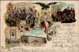 Kaiser Wilhelm Der Grosse, 1797-1897, Litho DB -BERLIN 24.10.97- Leichte Altersspuren - Storia