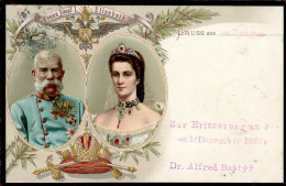 Kaiserin Elisabeth / Sissi  Franz Josef I 1898 I-II - Storia