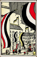 Rotes Kreuz Künstlerkarte Abgabe Für Den Wohlfahrtszweck 3 Pf. I-II - Rode Kruis