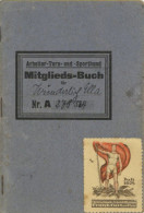 Mitgliedsbuch Einer Frau Im Arbeiter-, Turn- Und Sportbund Im Turnverein Geildorf 1921 - War 1914-18