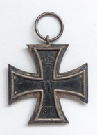 WK I Orden Eisernes Kreuz EK2 1914 Ringpunze KO Kern Magnetisch - Oorlog 1914-18