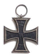 WK I Orden Eisernes Kreuz EK2 1914 Ringpunze Undeutlich WuS? Kern Magnetisch - Guerre 1914-18