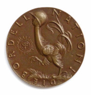 Zwischenkriegszeit Medaille (Bronze) 1923 Goetz, Karl Auf Die Bordell Nation Ca. 60mm - Histoire
