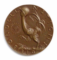 Zwischenkriegszeit Medaille (Bronze) 1923 Goetz, Karl Auf Die Bordell Nation Ca. 60mm - Geschiedenis