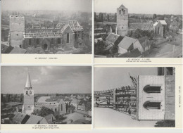 Bocholt : Afbraak Voorlopig Dak / Grote  Klok Terug Hangen / ...1950 - 1951 --- 4 Kaarten - Bocholt