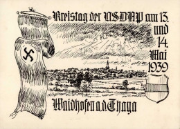 ÖSTERREICH-ANSCHLUSS 1938 WK II - KREISTAG Der NSDAP WAIDHOFEN A.d. Thaga 1939 Mit S-o I - Guerre 1939-45