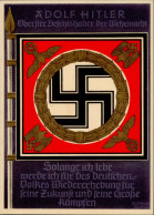 FAHNE/STANDARTE WK II - Karte 1 ADOLF HITLER Oberste Befehlshaber Der Wehrmacht S-o I - Weltkrieg 1939-45