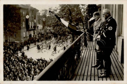 Propaganda WK II - 9.NOVEMBER 1923 - PH 1923/12 Der Führer Und Reichsschatzmeister Schwarz Auf Dem Balkon Des Braunen Ha - Guerra 1939-45