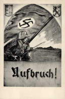 Propaganda WK II - AUFBRUCH! Frühe NS-Propagandakarte Sign. I - Oorlog 1939-45