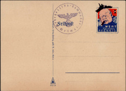 Propaganda WK II - CHURCHILL-SPOTTKARTE I - War 1939-45