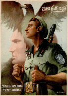 Propaganda WK II - ITALIEN ELTEEINHEIT E.MUTI TOTENKOPF Feldpost 24.3.45! I-II - Guerra 1939-45