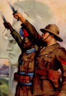 Propaganda WK II - ITALIEN POLIZIA DELL AFRIKA1940 Künstlerkarte Sign. Giuseppe Bartoli I - Weltkrieg 1939-45