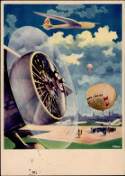 Propaganda WK II Ballon Hermann Göring Sonderstempel 1938 I- - Guerre 1939-45