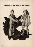 Propaganda WK II Anschluss Österreich Mit So-Stempel Salzburg 1938 I-II - War 1939-45