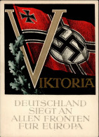 Propaganda WK II Deutschland Siegt An Allen Fronten Viktoria 1944 I- - War 1939-45