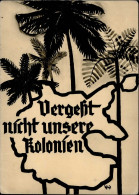 Propaganda WK II Dresden Werbepostkarte Des Reichskolonialbundes 1938 Mit Sonderstempel II (fleckig, Ecken Gestoßen) - Weltkrieg 1939-45