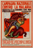 Propaganda WK II Italien Campagna Nazionale Contro La Malaria I-II - Guerra 1939-45