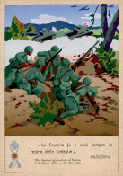 Propaganda WK II Italien Künstlerkarte I-II - War 1939-45