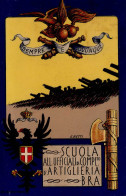 Propaganda WK II Italien Scuola Artiglieria Künstlerkarte I-II - Guerre 1939-45