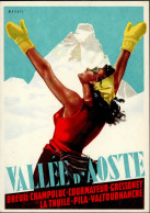 Propaganda WK II Italien Valle D'Aoste Sign. Musati I-II - Weltkrieg 1939-45