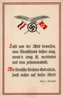 Propaganda WK II Laßt Uns Der Welt Beweisen... I-II - Weltkrieg 1939-45