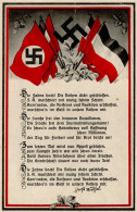 Propaganda WK II Liederkarte Die Fahne Hoch... Wessel, Horst I-II (fleckig) - Weltkrieg 1939-45