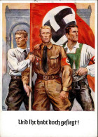 Propaganda WK II München Und Ihr Habt Doch Gesiegt S-o I-II 8 Nov. 1938 I-II (kl. Eckbug) - Guerra 1939-45