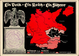 Propaganda WK Franzensbad II Ein Volk - Ein Reich - Ein Führer Heimkehr In Das Altreich I-II (kl. Stauchung) - War 1939-45