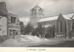 Bocholt : De Kerk Met Een Voorlopig Dak In 1946 - Bocholt