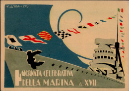 Propaganda WK II Italien Marine Sign. Roberti I-II - Weltkrieg 1939-45