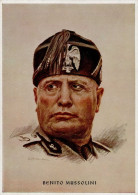 MUSSOLINI-HITLER WK II - Künstlerkarte Sign. W.Hartmann I - Characters