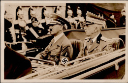 MUSSOLINI-HITLER WK II - PH It.24 Truppenparade ROM S-o 1938 I - Characters