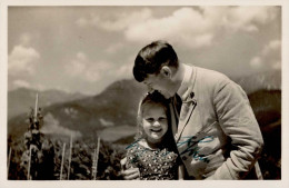 HITLER WK II - Photo-Hoffmann-Ak Mit AUTOGRAMM!! Von Adolf Hitler I - Personen