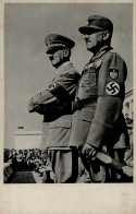 Hitler Mit Reichsarbeitsführer Hierl  I-II (Eckbug) - Personaggi