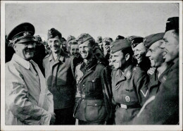 Hitler Auf Dem Flughafen Le Bourget Bei Paris I-II (kleine Eckknicke) - Characters