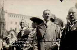 Hitler Deutscher Tag Adolf Hitler I-II (VS/RS Fleckig) - Personen
