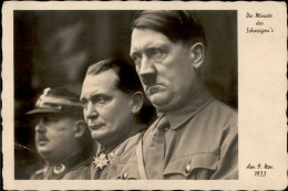 Hitler Mit Göring Und Röhm 1933 II (Eckbüge, Bugspuren) - Characters