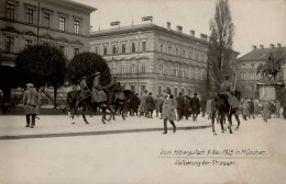 HITLER WK II - KAMPFZEIT - HITLER-PUTSCH 9.November 1923 Seltene Foto-Ak: Säuberung Der Strassen I R! - Personen