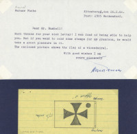 WK II Fuchs, Werner Brief Mit Original Unterschrift I-II - Personen