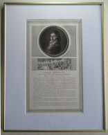 TABLEAU , GRAVURE - PORTRAIT DE CAMILLE DESMOULINS, DÉPUTÉ DE PARIS , À LA CONVENTION NATIONALE - Estampes & Gravures