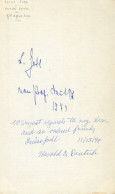 WK II Jodl, Louise Brief Mit Original Unterschrift I-II - Personajes