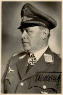 Ritterkreuzträger Kesselring, Albert Generalfeldmarschall UNTERSCHRIFT Auf Fotokarte (keine AK-Einteilung) - War 1939-45