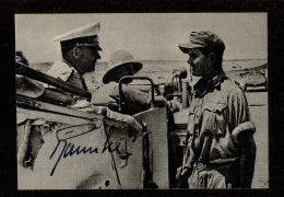 Ritterkreuzträger Ramcke, Hermann Bernhard General Der Fallschirmjäger UNTERSCHRIFT Auf Zeitungsfoto - Weltkrieg 1939-45