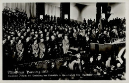 REICHSPARTEITAG NÜRNBERG 1933 WK II - Nr. 201 Stabschef RÖHM Bei Verlesung Der Totenliste In Anwesentheit Der Parteiführ - Guerra 1939-45