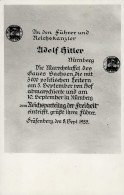 REICHSPARTEITAG NÜRNBERG WK II - Adolf HITLER MARSCHSTAFFEL GAU SACHSEN Nach Nürnberg S-o 1935 I - Weltkrieg 1939-45