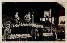 REICHSPARTEITAG NÜRNBERG WK II - Foto-Ak HITLER HESS S-o 1938 I-II - Guerra 1939-45