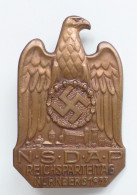 Reichsparteitag WK II Nürnberg (8500) 1933 Ausführung In Bronze - Weltkrieg 1939-45