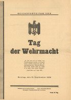 Reichsparteitag WK II Nürnberg (8500) Programmablauf Tag Der Wehrmacht Am 12. September 1938 Mit Paradeaufstellung II - Weltkrieg 1939-45