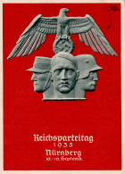 Reichsparteitag WK II Nürnberg (8500) 10.-16. September 1935 Adler Adolf Hitler Soldaten Sign. Rich Klein I-II (Ecken Ab - War 1939-45